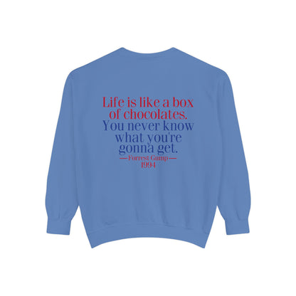 Oliver Outside Forrest Gump Parody Crewneck – Life is Bear-tiful
