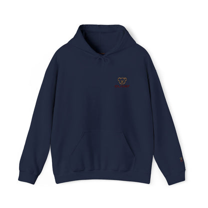 Oliver Bear Minimalist Logo Hoodie – Clean White Classic