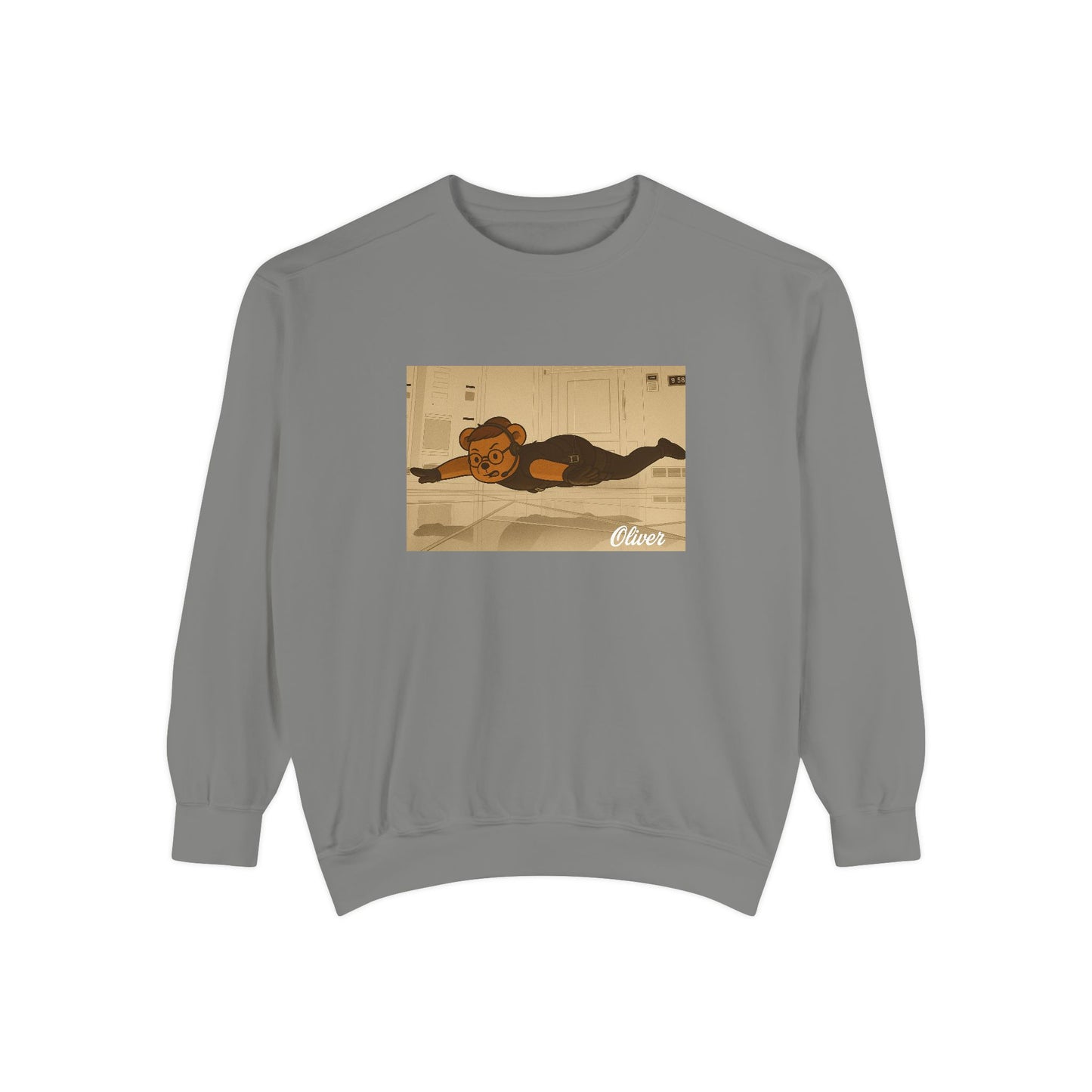 Oliver Outside Mission Impossible Crewneck – Bear on a Mission