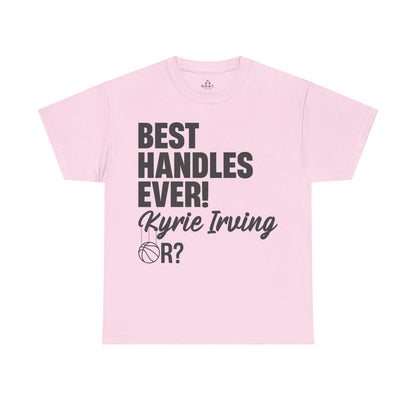 🏀 Best Handles Ever? Kyrie Irving Basketball Debate T-Shirt | G.O.A.T. Talk Tees