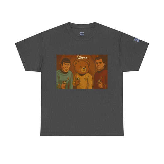 Oliver Outside Star Trek Parody Tee – Boldly Bear Where No One Has