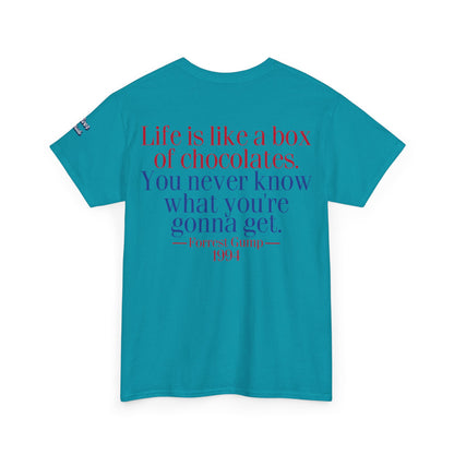 Oliver Outside Forrest Gump Parody Tee – Bench Time Classic