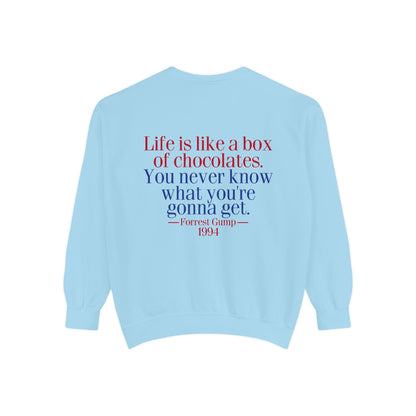 Oliver Outside Forrest Gump Parody Crewneck – Life is Bear-tiful
