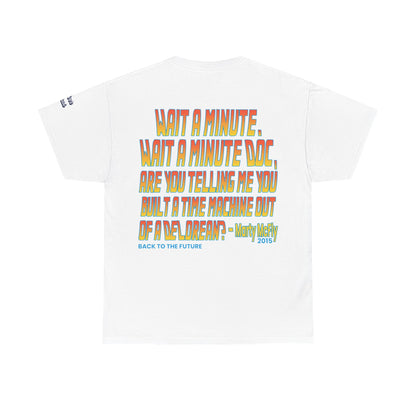 Oliver Outside Back to the Future Parody Tee – Retro Bear Style