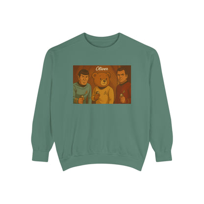 Oliver Outside Star Trek Crewneck – Beam Up Cozy Bear Style