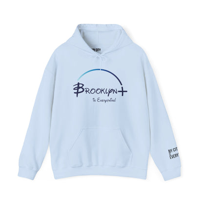 Brooklyn+ Is Everything! Hoodie – Bold Arch Logo Design | My City Is Everything