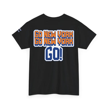 Oliver Outside Knicks Fan Tee – Courtside Energy Bear Style