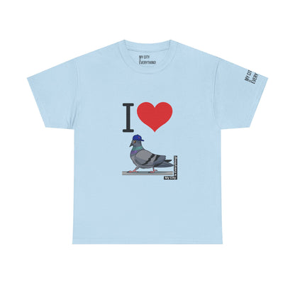 I ❤️ My City Pigeon Tee – Mets Blue Cap Edition | My City Is Everything!