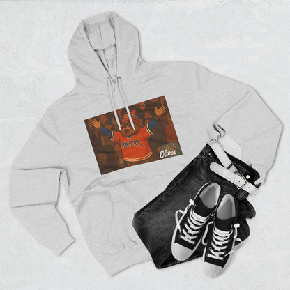 Oliver Outside Knicks Fan Hoodie – Courtside Energy Bear Style