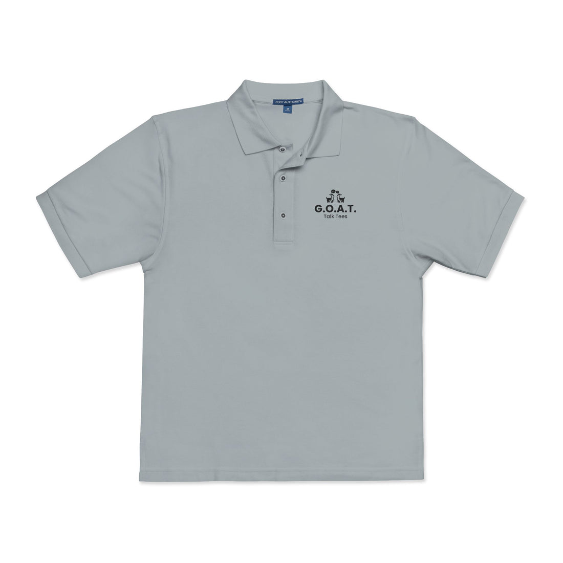 G.O.A.T. Talk Tees Embroidered Logo Polo – Clean & Classic Fit