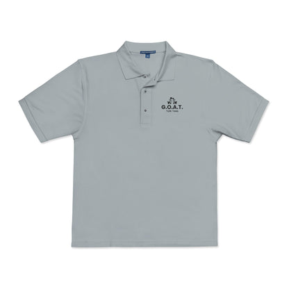 G.O.A.T. Talk Tees Embroidered Logo Polo – Clean & Classic Fit