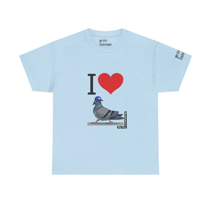 I ❤️ My City Pigeon Tee – Giants Cap Edition | My City Is Everything!