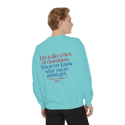 Oliver Outside Forrest Gump Parody Crewneck – Life is Bear-tiful