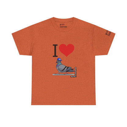 I ❤️ My City Pigeon Tee – Giants Cap Edition | My City Is Everything!