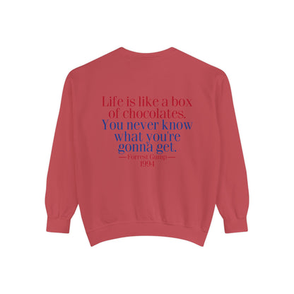 Oliver Outside Forrest Gump Parody Crewneck – Life is Bear-tiful