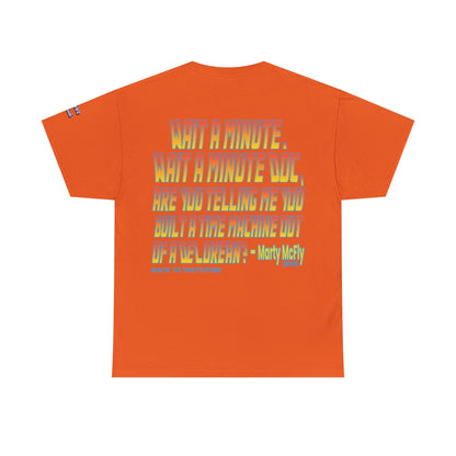 Oliver Outside Back to the Future Parody Tee – Retro Bear Style