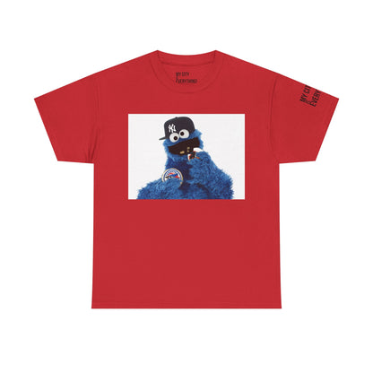 My City is Everything! NYC Cookie Monster Yankee Graphic T-Shirt – Streetwear Tee