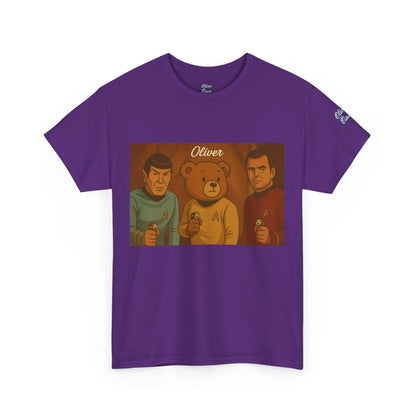 Oliver Outside Star Trek Parody Tee – Boldly Bear Where No One Has