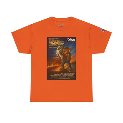 Oliver Outside Back to the Future Parody Tee – Retro Bear Style