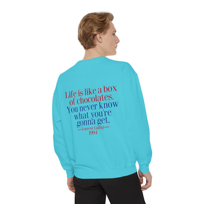 Oliver Outside Forrest Gump Parody Crewneck – Life is Bear-tiful