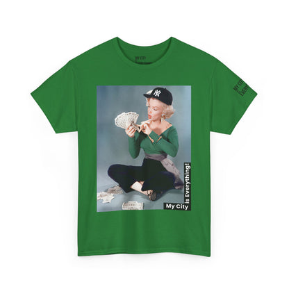 Marilyn x Money x Yankees Tee – Vintage Icon Remix | My City Is Everything!