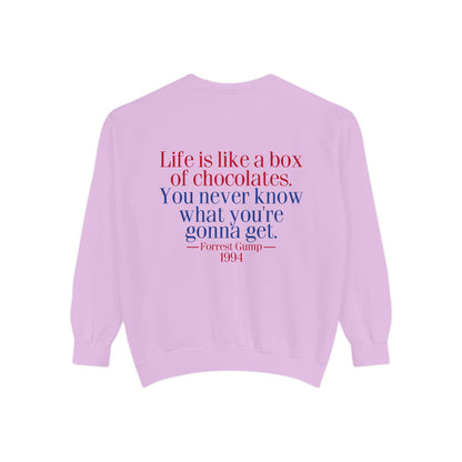 Oliver Outside Forrest Gump Parody Crewneck – Life is Bear-tiful