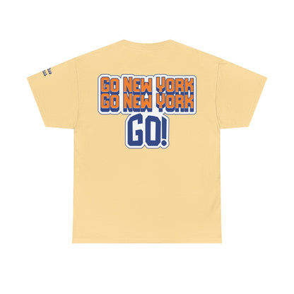 Oliver Outside Knicks Fan Tee – Courtside Energy Bear Style