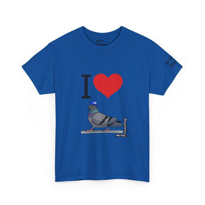 I ❤️ My City Pigeon Tee – Giants Cap Edition | My City Is Everything!