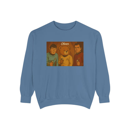 Oliver Outside Star Trek Crewneck – Beam Up Cozy Bear Style