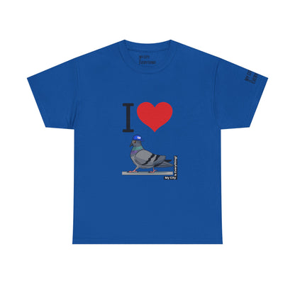 I ❤️ My City Pigeon Tee – Giants Cap Edition | My City Is Everything!