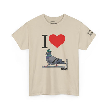I ❤️ My City Pigeon Tee – Jets Street Bird Remix | My City Is Everything!