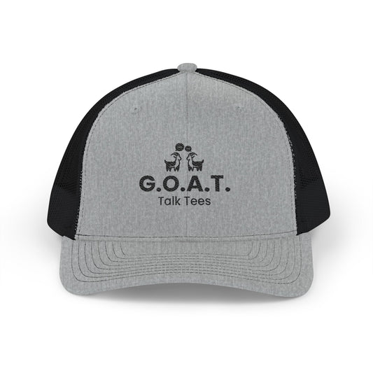 G.O.A.T. Talk Tees Trucker Hat – Classic Sports Debate Cap