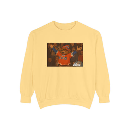 Oliver Outside Knicks Fan Crewneck – NYC Spirit in Every Stitch