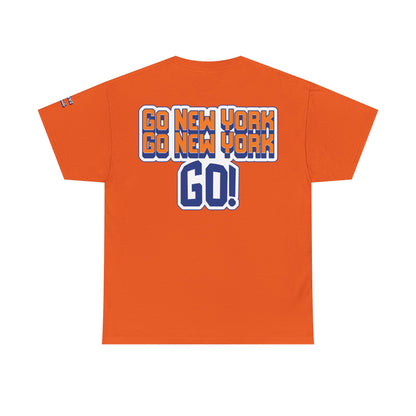Oliver Outside Knicks Fan Tee – Courtside Energy Bear Style