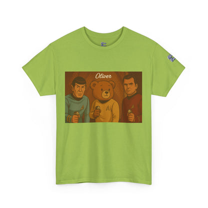 Oliver Outside Star Trek Parody Tee – Boldly Bear Where No One Has