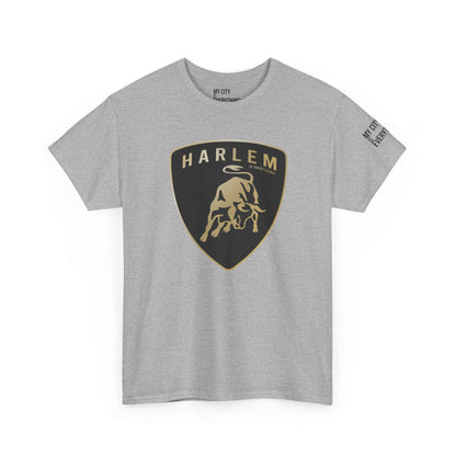 Harlem “Lambo Crest” Tee – Luxury Streetwear Inspired