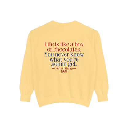 Oliver Outside Forrest Gump Parody Crewneck – Life is Bear-tiful