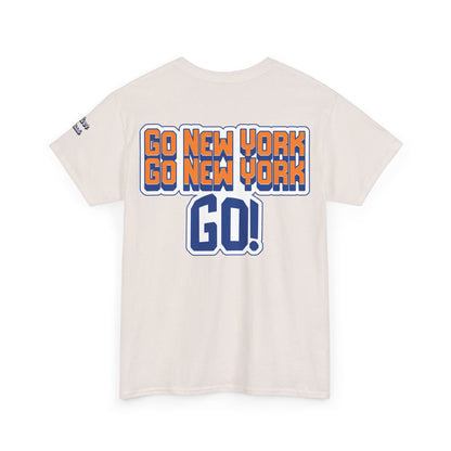 Oliver Outside Knicks Fan Tee – Courtside Energy Bear Style