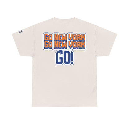 Oliver Outside Knicks Fan Tee – Courtside Energy Bear Style