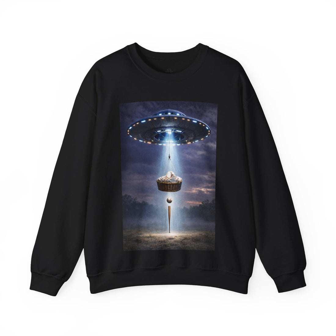 #17 ⚾ 🐐 🛸 - Not From Here Series – Incoming Transmission Sweatshirt | G.O.A.T. Talk Tees