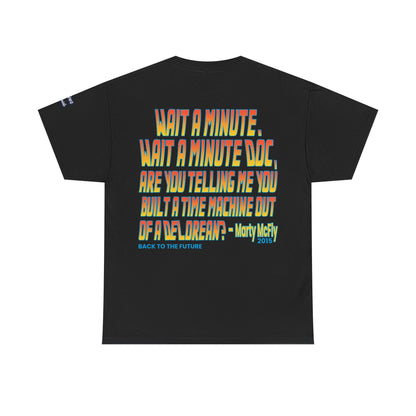 Oliver Outside Back to the Future Parody Tee – Retro Bear Style