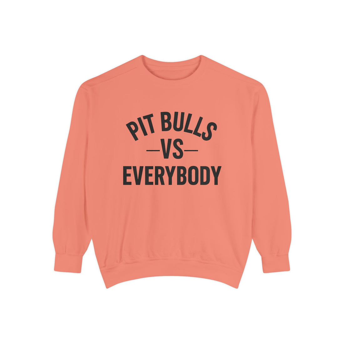 🐾Pit Bulls vs Everybody Sweatshirt – I Love My Dog Series | G.O.A.T. Talk Tees Crewneck