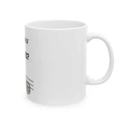 Pancakes or Waffles? Funny Debate Coffee Mug – G.O.A.T. Talk Tees Breakfast Series