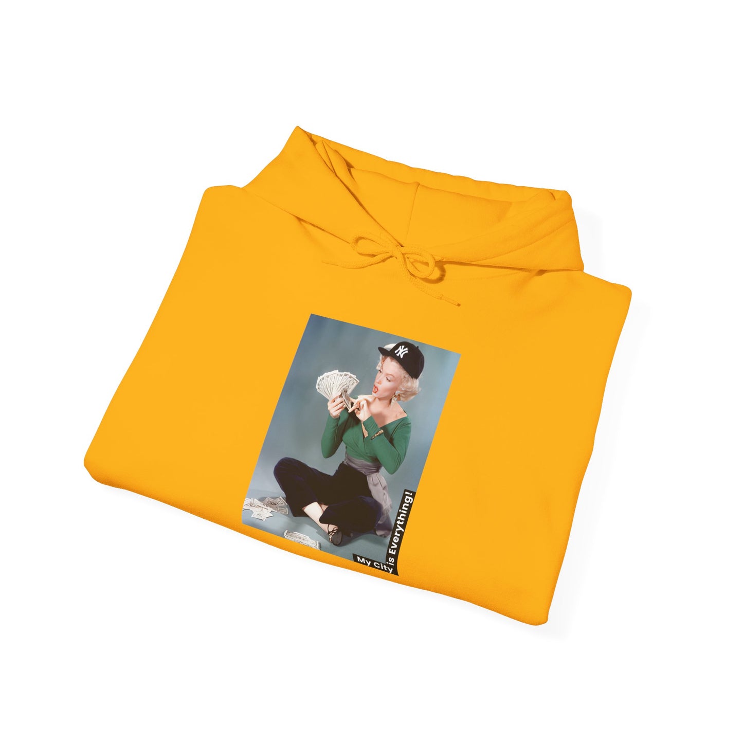 Marilyn Yankees Hoodie – Money Moves Streetwear by My City Is Everything