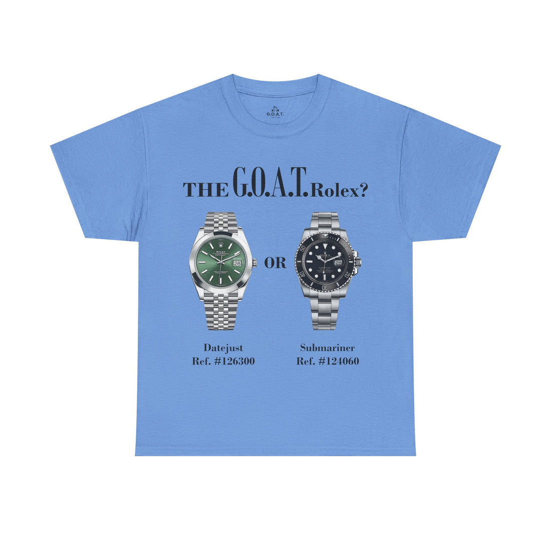 ⌚ The G.O.A.T. Rolex Debate Tee  | Datejust vs Submariner T-Shirt