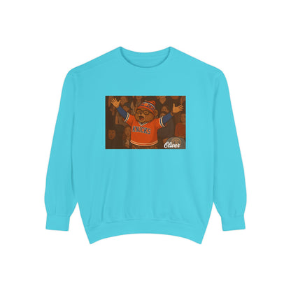 Oliver Outside Knicks Fan Crewneck – NYC Spirit in Every Stitch