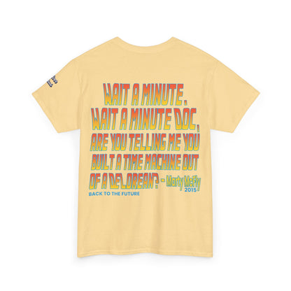 Oliver Outside Back to the Future Parody Tee – Retro Bear Style
