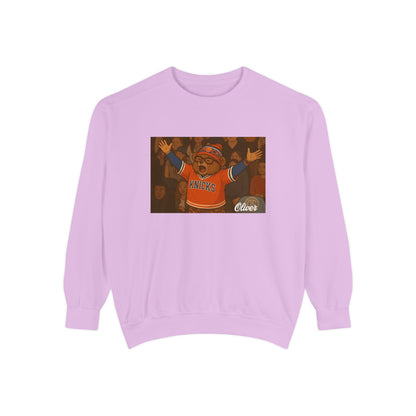 Oliver Outside Knicks Fan Crewneck – NYC Spirit in Every Stitch