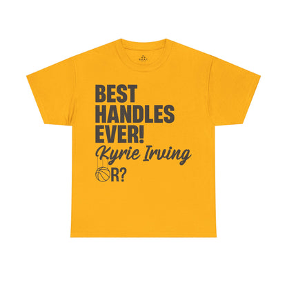 🏀 Best Handles Ever? Kyrie Irving Basketball Debate T-Shirt | G.O.A.T. Talk Tees