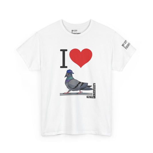 I ❤️ My City Knicks Pigeon Tee – NYC Street Icon Edition